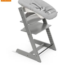 Stokke Tripp Trapp Kinderstoel - Storm Grey Met Gratis Newbornset