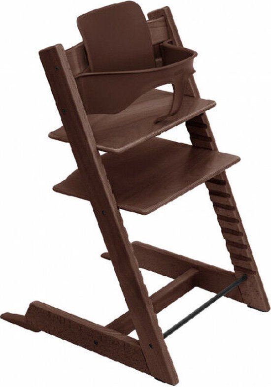 Stokke Tripp Trapp Kinderstoel - Walnut Brown + Baby Set -™