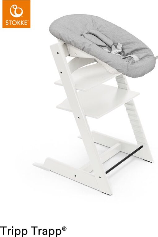 Stokke Tripp Trapp Kinderstoel - White Wash Met Newbornset