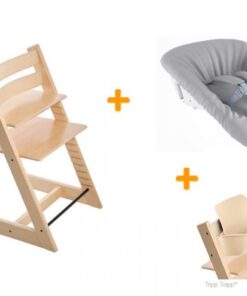 Stokke Tripp Trapp kinderstoel Bundel - Naturel + Newbornset en babyset!