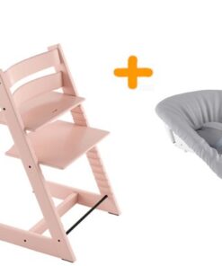 Stokke Tripp Trapp kinderstoel Serene Pink + Newbornset