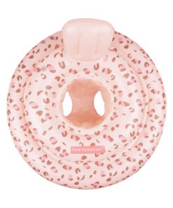 Swim Essentials Leopard Swim Seat Old Pink 0-12 Mnd