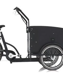 Troy Elektrische Bakfiets - Fiets (elektrisch) - Unisex - Zwart - 20 Inch