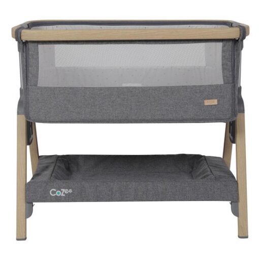 Tutti Bambini - Cozee Bedside Wieg - Oak Charcoal