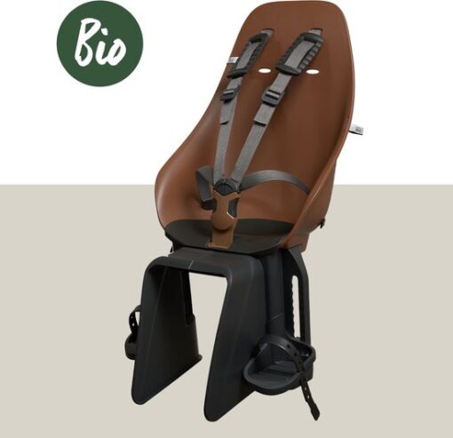 Urban Iki Bio Fietsstoeltje Achter - Haniwa Brown/ Bincho Black