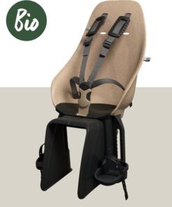 Urban Iki Bio Fietsstoeltje Achter - Oishi Beige/ Bincho Black