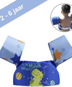 VoordeelShop Zwemvest kinderen - met Kinderslot - Puddle Jumper Deluxe - Dinosaurus - 14 tot 25kg - 2 tot 6 jaar - Zwembandjes - Reddingsvest - Zwemvest kind - Zwemles