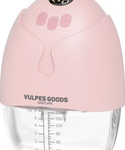 Vulpes Goods® BabyCare - Handsfree Borstkolf - Elektrische Draadloze Borstkolf - Draagbaar – Elektrische handsfree Kolf - Incl. 30 moedermelk bewaarzakjes, Borstvoeding informatie, Reistas & Borstschildverkleiners - MAX versie