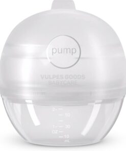 Vulpes Goods® Babycare - Lekschaal - Moedermelk opvangcup - Melkcollector - Draagbare cup - handen vrij - moedermelk opvangen - lekschalen - borstschelp - opvangcup voor moedermelk - BPA Vrij - 60ML opvangcup