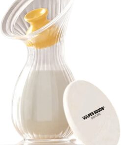 Vulpes Goods® BabyCare - Lekschaal - Siliconen Borstkolf - Siliconen Moedermelkcollector - Melk collector borstvoeding - Siliconen borstkolf - 150 ml moedermelk