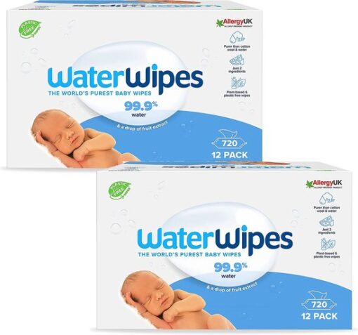 WaterWipes Billendoekjes Bio - 24 x 60 stuks - 1440 doekjes