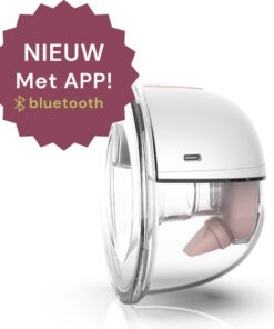 Youha - Elektrische borstkolf met App - Gen 2 - Maat 26mm & 28mm - elektrische borstkolf - draadloze borstkolf - BPA vrij - bedienbaar met APP - handsfree kolven - Enkelzijdig