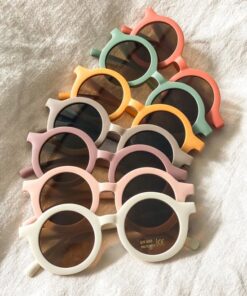 Zonnebril Pastel Geel| Kinderen | Babyzonnebril | Kinderzonnebril | UV 400 | Jongens | Meisjes | Kids sunglasses