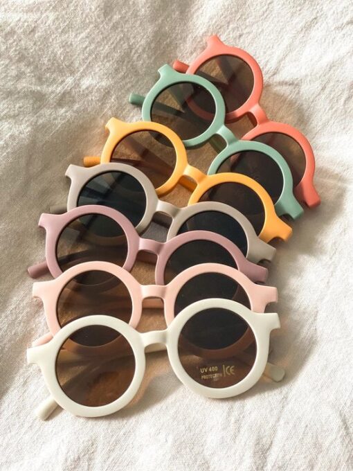 Zonnebril Pastel Geel| Kinderen | Babyzonnebril | Kinderzonnebril | UV 400 | Jongens | Meisjes | Kids sunglasses