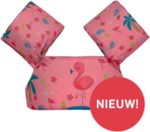 Zwemvest Kinderen - Puddle Jumper Deluxe - Flamingo Design - 13 tot 23 kg - 2 tot 6 jaar - Zwembandjes - Zwemvest kind - Reddingsvest