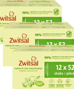 Zwitsal - Billendoekjes- Nature & Care Plasticvrij - 1872 babydoekjes - 36 x 52 stuks