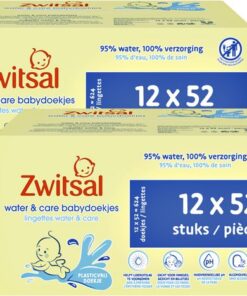 Zwitsal - Billendoekjes- Water & Care met Zwitsalgeur - 1248 babydoekjes - 24 x 52 stuks