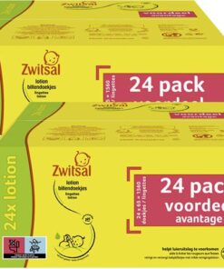 Zwitsal - Billendoekjes Lotion - Alcoholvrij - 3120 Babydoekjes - 48 x 65 - Mega Voordeelbox