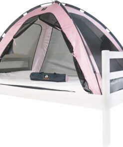 Deryan Bedtent Klamboe - 150x70cm - Hoogste kwaliteit Muggennet Muskietennet 1mm gaas - Purple