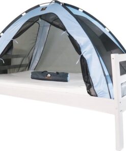 Deryan Bedtent Klamboe - 150x70cm - Hoogste kwaliteit Muggennet Muskietennet 1mm gaas - Blauw