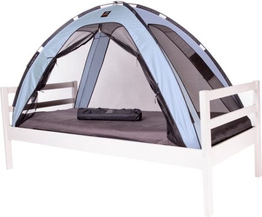 Deryan Bedtent Klamboe - 200x90cm - Hoogste kwaliteit Muggennet Muskietennet 1mm gaas - Sky blue