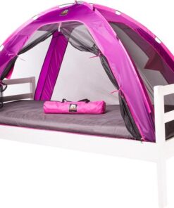 Deryan Bedtent Klamboe - 200x90cm - Hoogste kwaliteit Muggennet Muskietennet 1mm gaas - Pink