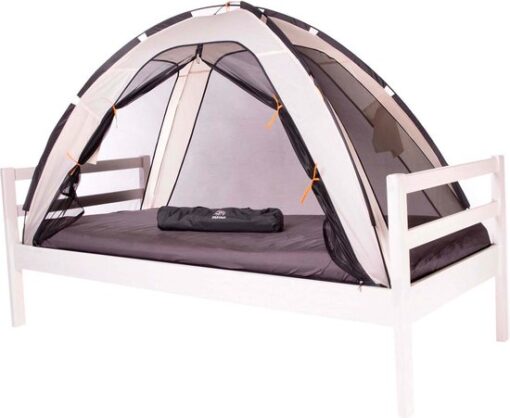 Deryan Bedtent Klamboe - 200x90cm - Hoogste kwaliteit Muggennet Muskietennet 1mm gaas - Cream