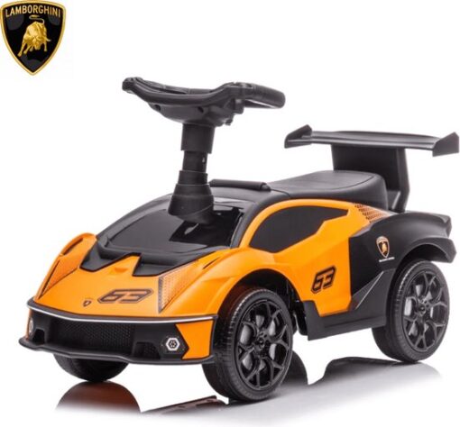 Lamborghini Essenza SCV12 - Loopauto - 1 tot 3 jaar - Opbergbox - Oranje