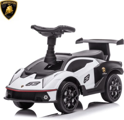 Lamborghini Essenza SCV12 - Loopauto - 1 tot 3 jaar - Opbergbox - Wit