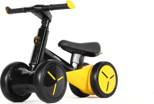 Lamborghini Loopfiets Baby - met Anti-slip Wielen - 1- tot 3 jaar - Geel