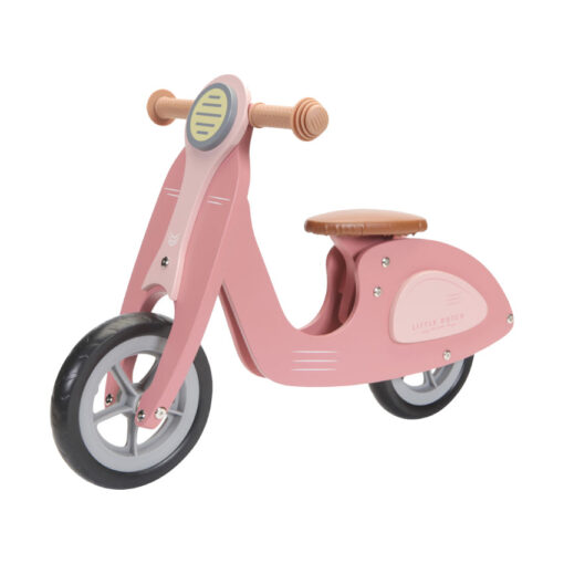 Little Dutch Houten Loopscooter Pink