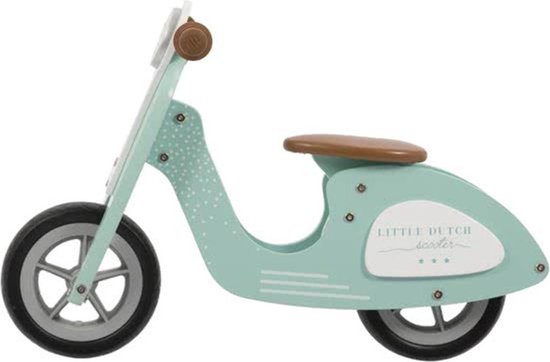 Little Dutch Verstelbare Loopscooter Mint