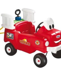 Little Tikes Cozy Coupe Brandweerwagen met Waterspuit Loopauto - Rood