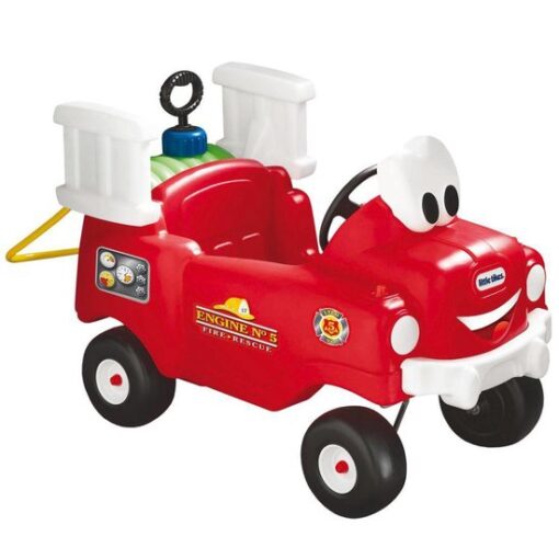 Little Tikes Cozy Coupe Brandweerwagen met Waterspuit Loopauto - Rood