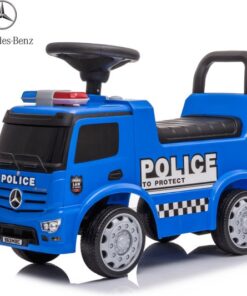 Mercedes Antos Politie Loopauto - 1 tot 3 jaar - Sirene - Opbergbox - Blauw