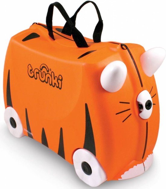 Trunki Ride-On Handbagage koffer 46 cm - Tijger Tipu