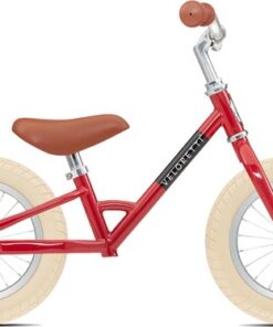 Veloretti Mini loopfiets - 12 inch - Rood - 2-4 jaar