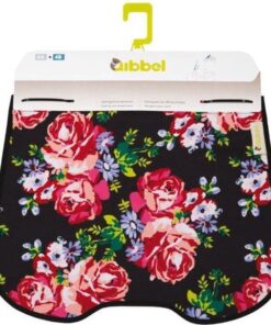 Windschermdeel qibbel stylingset blossom roses black - ZWART