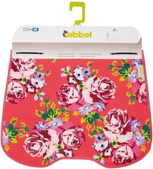 Windschermdeel qibbel stylingset blossom roses coral - ROOD