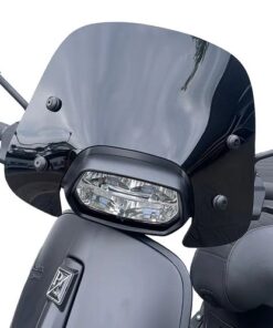 WINDSCHERM VESPA SPRINT LAAG GLANS ZWART INCL. BEVESTIGING