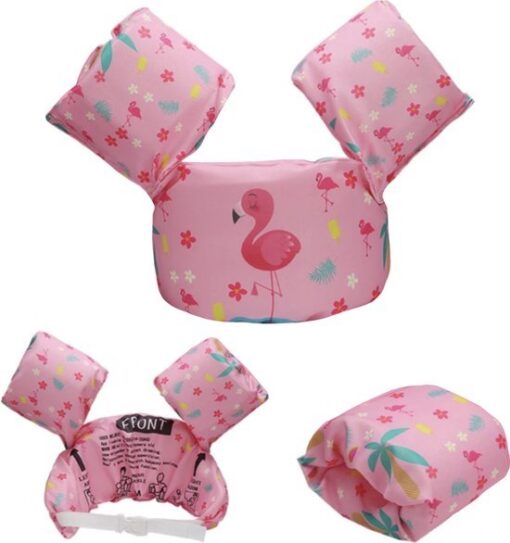 ATTREZZO® Zwembandjes Flamingo - Puddle Jumper - Zwemvest - Zwemvleugels - 2-6 jaar - 15-30 kg