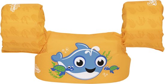 Bestway Puddle Jumper Walvis - Verstelbare zwembandjes voor kinderen - Draagkracht 15 - 30 kg - Maat one size