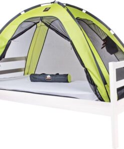 Deryan Bedtent Klamboe - 200x90cm - Hoogste kwaliteit Muggennet Muskietennet 1mm gaas - Lemon