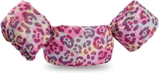 HappySwimmer® - Puddle jumper zwembandjes/zwemvest voor peuters en kleuters met Regenboog Panter print