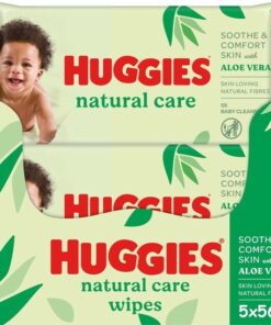 Huggies - Natural Care - Billendoekjes - 280 babydoekjes - 5 x 56