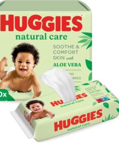 Huggies billendoekjes - Natural Care - 40 x 56 stuks - 2040 doekjes - voordeelverpakking