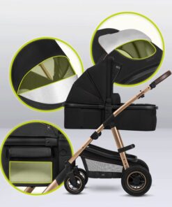 Lionelo Amber 2in1 - kinderwagen - tot 22kg - ligpositie - wieg tot 9kg