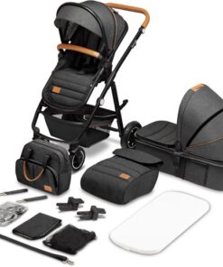 Lionelo Amber 2in1 - Kinderwagen - XXL SET - lichte alumimnium - tot 22kg