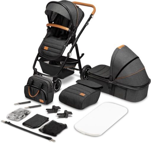 Lionelo Amber 2in1 - Kinderwagen - XXL SET - lichte alumimnium - tot 22kg