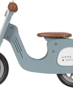 Little Dutch Houten Loopscooter - Blauw